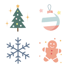 Moving Christmas Emoji