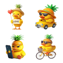 อิโมจิไลน์ yellow duck (emoji)