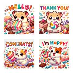 Candy Hamster Emoji