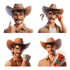 Handsome Cowboy Man