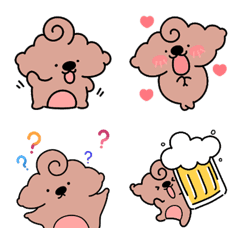 Various Emotions of Fluffy Poodle Roro