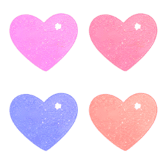 Lovely Heart Glitter Emoji