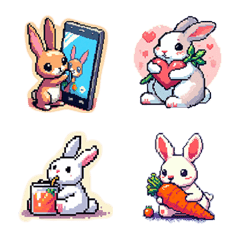 a rabbit emoji