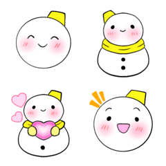 Cute snowman feelings