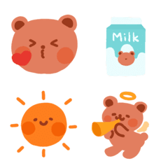 cute child bear emoji