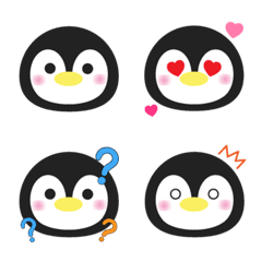 Cute and Simple Penguin Emoji