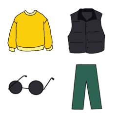 What to wear today Green, Yellow, Black