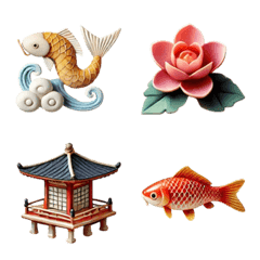 和風 絵文字