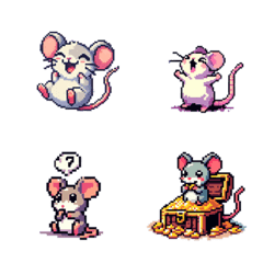 Cute mouse emoji for everyday use