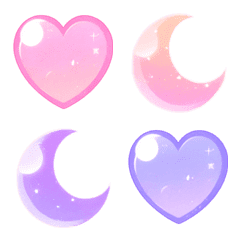 Transparent Heart Soft Emoji