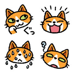 Orange cat face Emoji