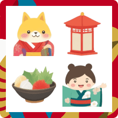 Akeomeme Emoji2025 Kimono Character 3.5