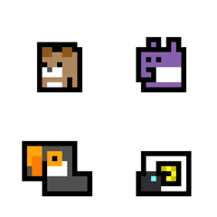 Pixel Cubic Animals