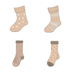 I like funny socks(milk tea color)