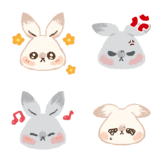 Rabbits are very cute Emoji