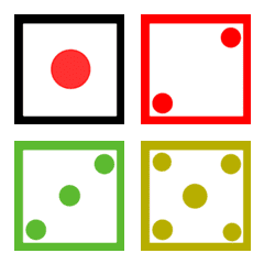 Dice Block Colorfull Emoji Part1