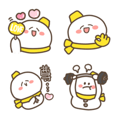 colorful snowman yellow version