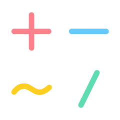 カラフル☆基本の絵文字 4