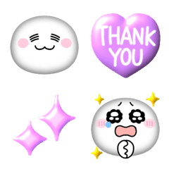 Plump three-dimensional emoji 6