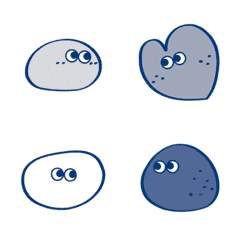 My virtual pet stone(dark blue)