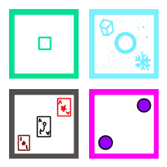 Dice Block Colorfull Emoji Part 3