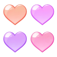 Aurora Heart Gradation Emoji