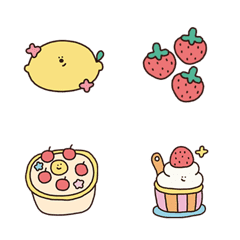 fruity dessert cute emoji