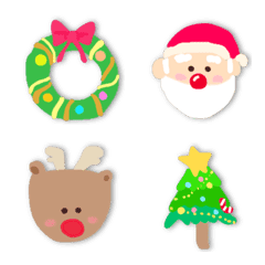 Popular Christmas emoji