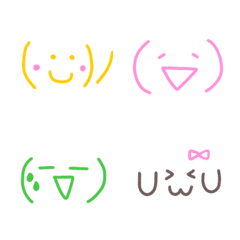 colorful emotional face emoji