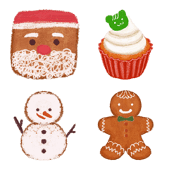 Christmas cookie emoji 2024