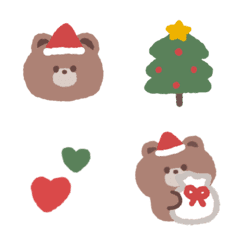 Bear Emoji : Winter&Christmas