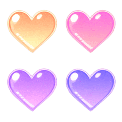 Soft Heart Midnight Emoji