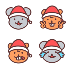 Wonchu&Riskikki Christmas Emoji