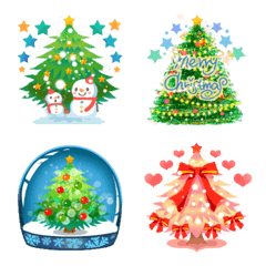 Just Christmas trees of various kinds