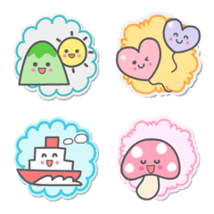 Move! Mini sticker[Emoji without text]