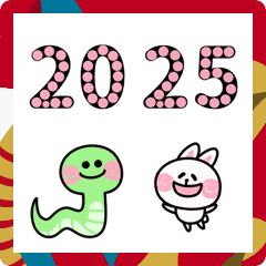 らくがきうさちゃん4　冬☆年末年始2025