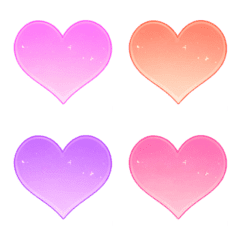 Aurora Heart Candy Emoji