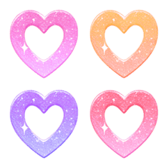 Ring Heart Starry Sky Emoji