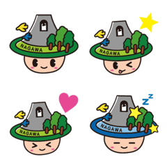 Nagawa town Nacchan emoji