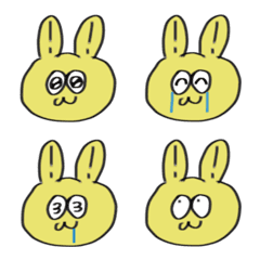 Usagi-nyo Emoji yellow