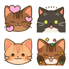 Cats gather everywhere Emoji