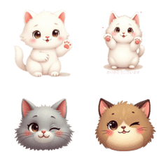 Various  cat  emojis