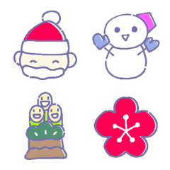 X'mas/NewYear&EveryDayEmoji