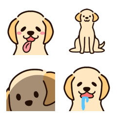 Cute Labrador Retriever Emoji!