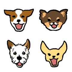 Jack Russell Terrier and friends Emoji