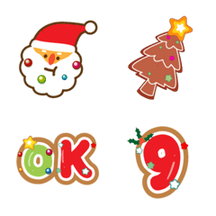 Christmas emoji so cute Number