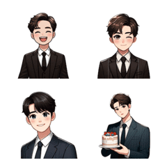 Businessman, many emotions v.3