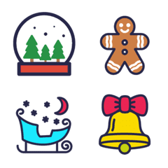 X'mas cute emoji 2