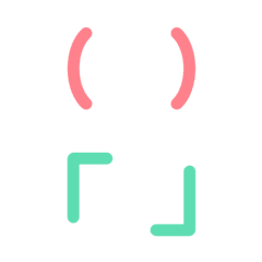 カラフル☆基本の絵文字 6 括弧