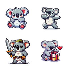 Surreal and Cute Koala Emoji